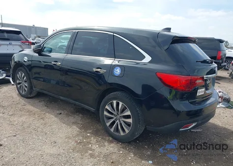 2014 Acura Mdx Technology Package z USA, uszkodzony, nr VIN 5FRYD4H44EB014089